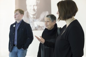 Людмила Улицкая в музее Б.Н. Ельцина