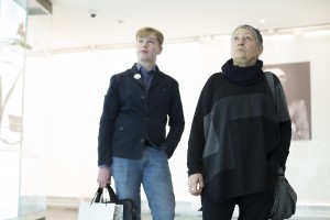 Людмила Улицкая в музее Б.Н. Ельцина