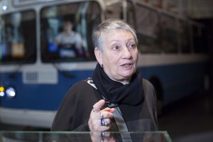 Людмила Улицкая в музее Б.Н. Ельцина