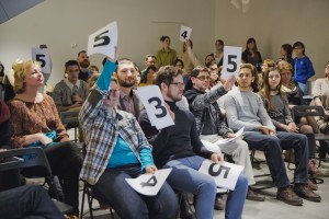 Поэтический слэм и фестиваль видеопоэзии «Пятая нога» в Ельцин Центре