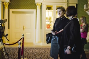 Рената Литвинова в Музее Бориса Ельцина