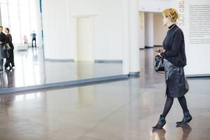 Рената Литвинова в Музее Бориса Ельцина