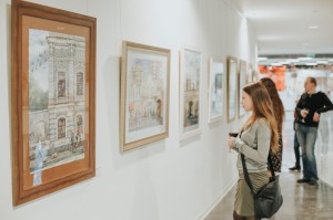 Открытие выставки Алены Дергилевой