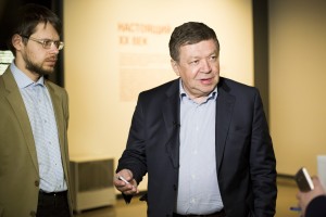 Руслан Гринберг в Музее Ельцина