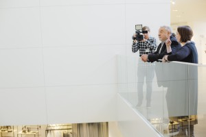 Юлий Гусман в Музее Ельцина