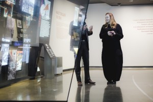 Юлия Ауг в Музее Ельцина