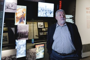 Юлий Гусман в Музее Ельцина