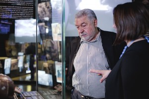 Юлий Гусман в Музее Ельцина