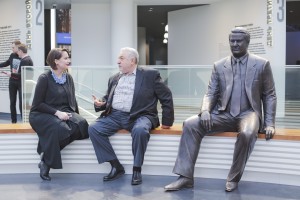 Юлий Гусман в Музее Ельцина