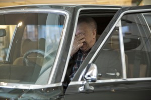 Водитель Бориса Ельцина Алексей Булгаков. Автомобиль «Чайка»