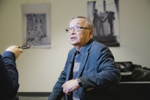 Юлий Ким в Музее Ельцина