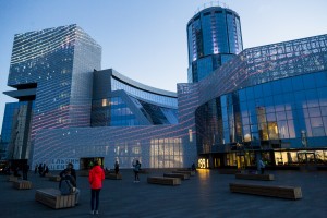 Медиафасад Ельцин Центра. День России