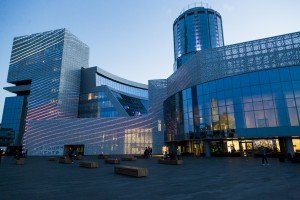 Медиафасад Ельцин Центра. День России