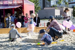 Открытие песочницы Ельцин Центра