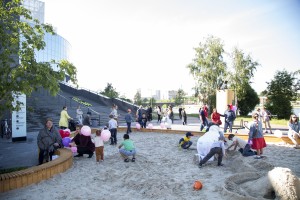 Открытие песочницы Ельцин Центра