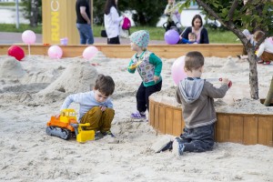 Открытие песочницы Ельцин Центра