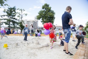 Открытие песочницы Ельцин Центра