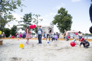 Открытие песочницы Ельцин Центра