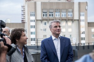 Татьяна Юмашева, Герман Греф в Ельцин Центре. Возложение цветов