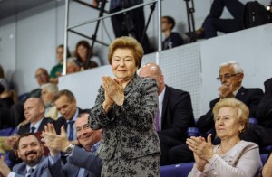 Наина Ельцина. Закрытие XV Кубка Ельцина по волейболу