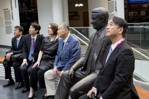 Ёсиро Мори в Музее Б.Н. Ельцина