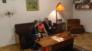 Жорж Нива в Музее Б. Н. Ельцина