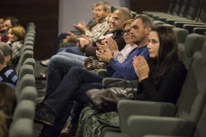 На встрече с Аллой Демидовой и Леонидом Мозговым