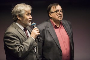 На встрече с Аллой Демидовой и Леонидом Мозговым