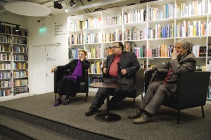 На встрече с Аллой Демидовой и Леонидом Мозговым