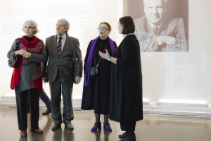 На встрече с Аллой Демидовой и Леонидом Мозговым