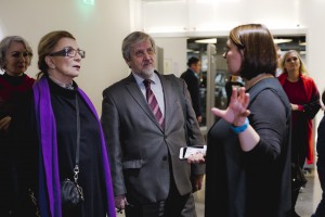 На встрече с Аллой Демидовой и Леонидом Мозговым