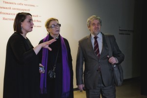 На встрече с Аллой Демидовой и Леонидом Мозговым