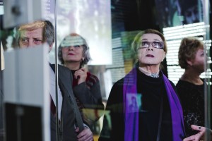 На встрече с Аллой Демидовой и Леонидом Мозговым