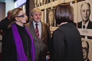 На встрече с Аллой Демидовой и Леонидом Мозговым