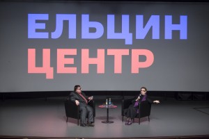 На встрече с Аллой Демидовой и Леонидом Мозговым