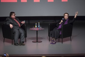 На встрече с Аллой Демидовой и Леонидом Мозговым