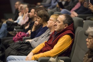 На встрече с Аллой Демидовой и Леонидом Мозговым