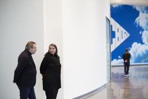 Алексей Учитель и Дина Сорокина в Музее Ельцина