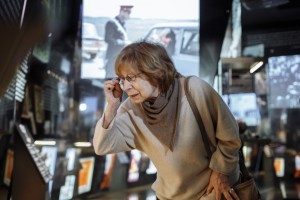 Лия Ахеджакова в Музее Ельцина