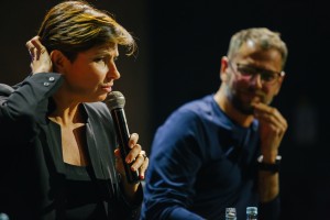 Остров 90-х 2017. Кино-конференц зал. Серебряный дождь. Наталья Синдеева, Александр Винокуров