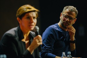 Остров 90-х 2017. Кино-конференц зал. Серебряный дождь. Наталья Синдеева, Александр Винокуров