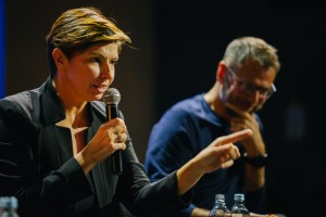 Остров 90-х 2017. Кино-конференц зал. Серебряный дождь. Наталья Синдеева, Александр Винокуров