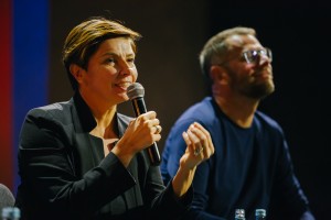 Остров 90-х 2017. Кино-конференц зал. Серебряный дождь. Наталья Синдеева, Александр Винокуров