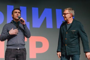 Вячеслав Бутусов и Олег Ракович. Презентация фильма NAUHAUS