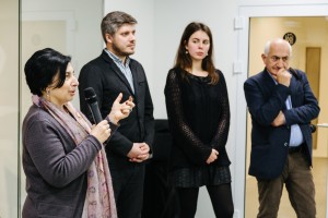 Открытие фотовыставки «Параджанов — территория свободы». Справа — Юрий Мечитов