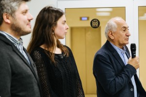 Открытие фотовыставки «Параджанов — территория свободы». Справа — Юрий Мечитов