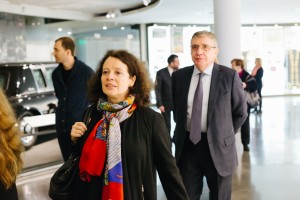 Посол Франции Сильви Берманн в Музее Ельцина