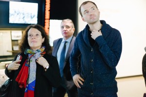 Посол Франции Сильви Берманн в Музее Ельцина