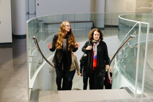 Посол Франции Сильви Берманн в Музее Ельцина