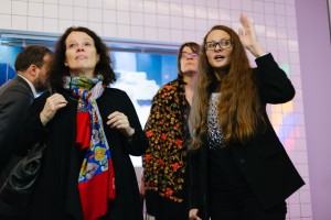 Посол Франции Сильви Берманн в Музее Ельцина